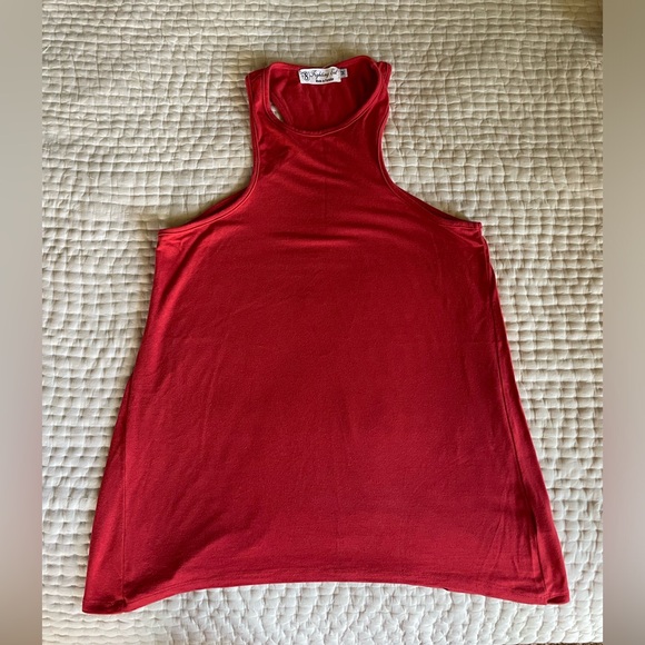 Fighting Eel Tops Fighting Eel Tank Tempo Large Red Poshmark